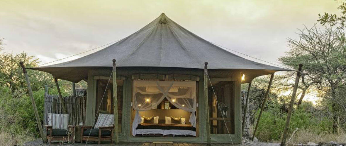 Namibya Turu Onguma Tented Camp Büyüleyici ve Lüks Namibya  Turu